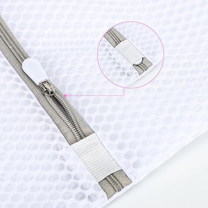 Set of 4 Mesh Laundry Bags, 12 x 16 Inches lingerie bags for Laundry (4)