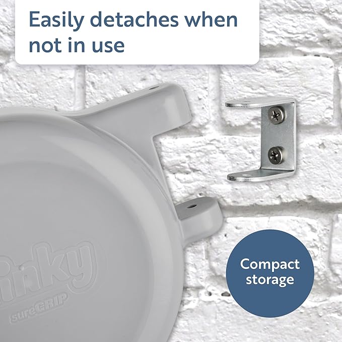Minky Homecare Outdoor Retractable Clothesline - Heavy Duty PVC Coated Line - Energy and Space Saving Removable Laundry Drying Line - 49 Feet (Gray)