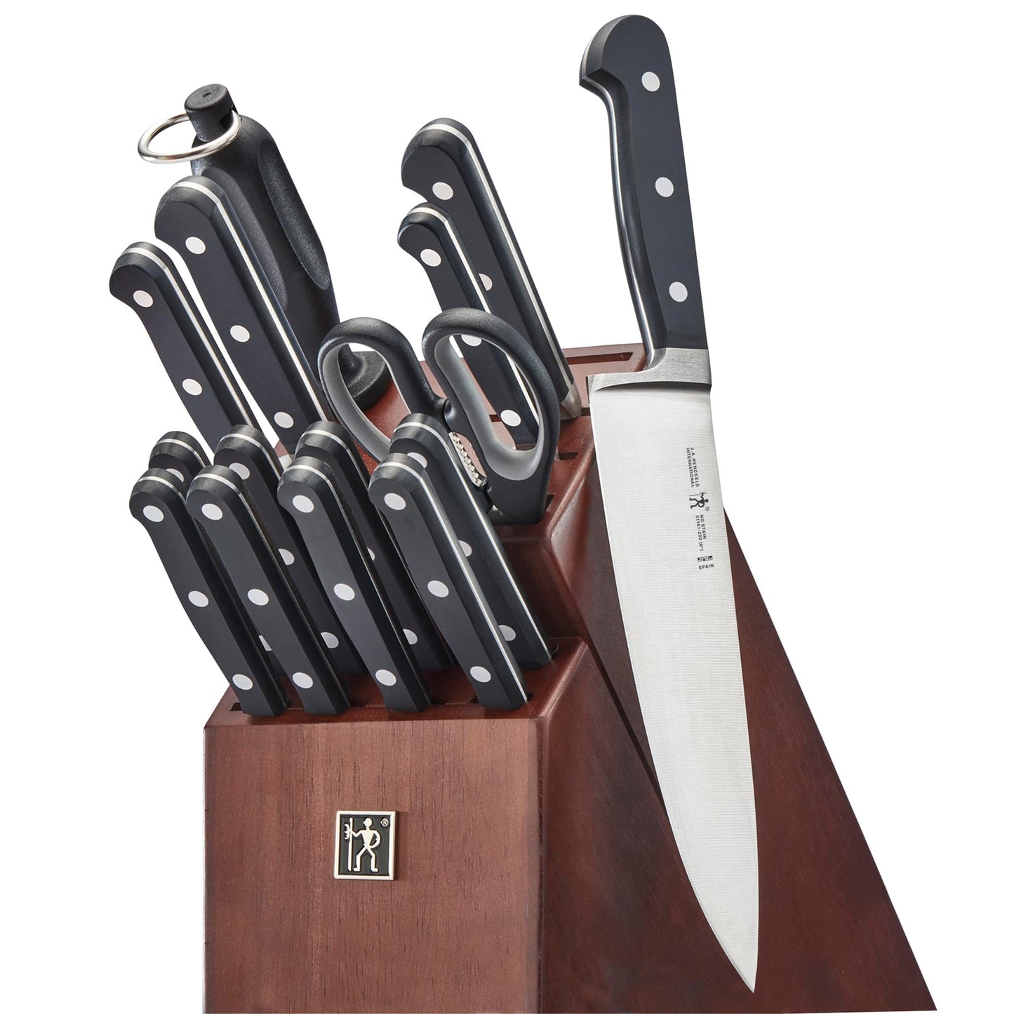 HENCKELS Forged Synergy 16-pc East Meets West Knife Block Set, Black