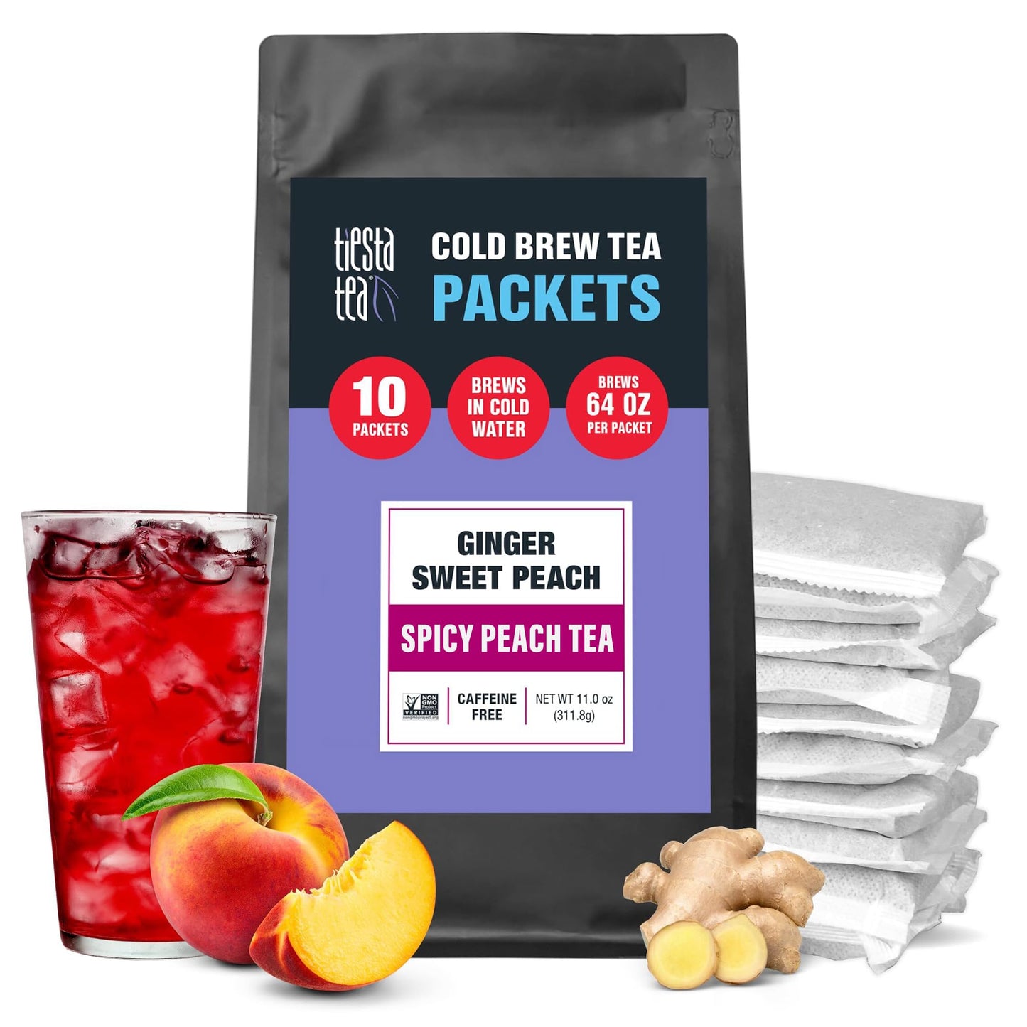 Tiesta Tea - Meyer Lemon Zest Cold Brew, Loose Leaf, Premium Blend