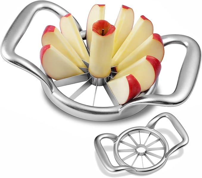 5.5 Inch Large 16-Slice Apple Corer Cutter, Sturdy Divider Wedger Sharp and Sturdy