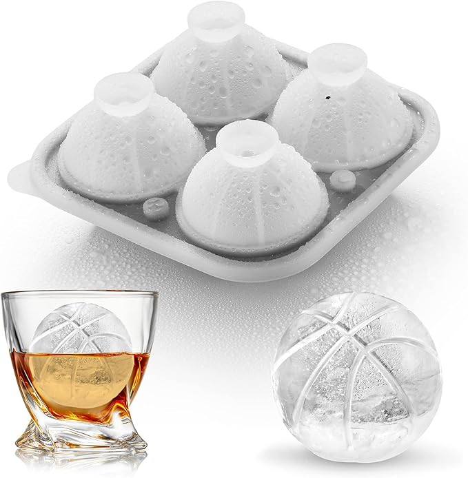 ACOOKEE Novelty Motorcycle Ice Cube Mold, Funny Motorcycle Gifts for Men, Holiday Stocking Stuffers for Men, Large Ice Cube Molds for Whiskey, Bourbon, Cocktails