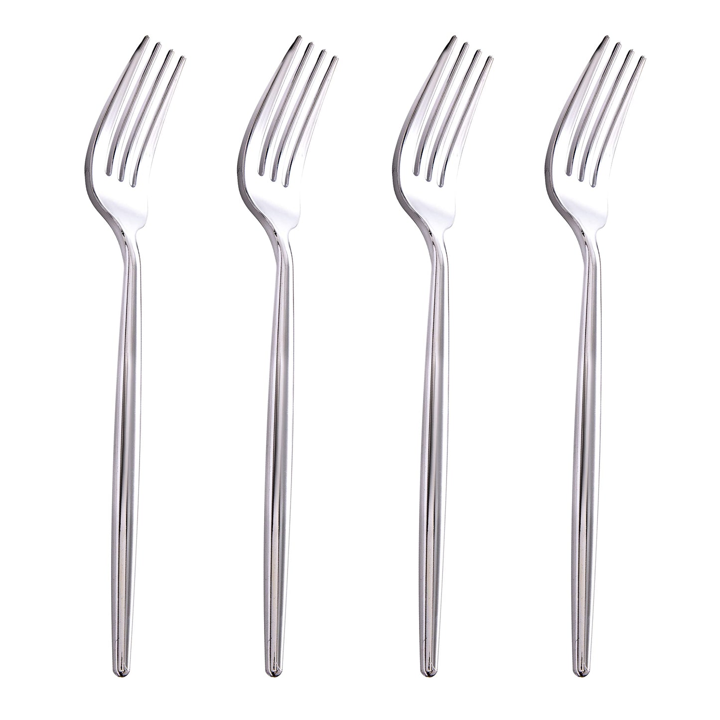 U-QE 180Pcs Gold Plastic Forks - 7.6 Inch Heavy Duty Plastic Forks
