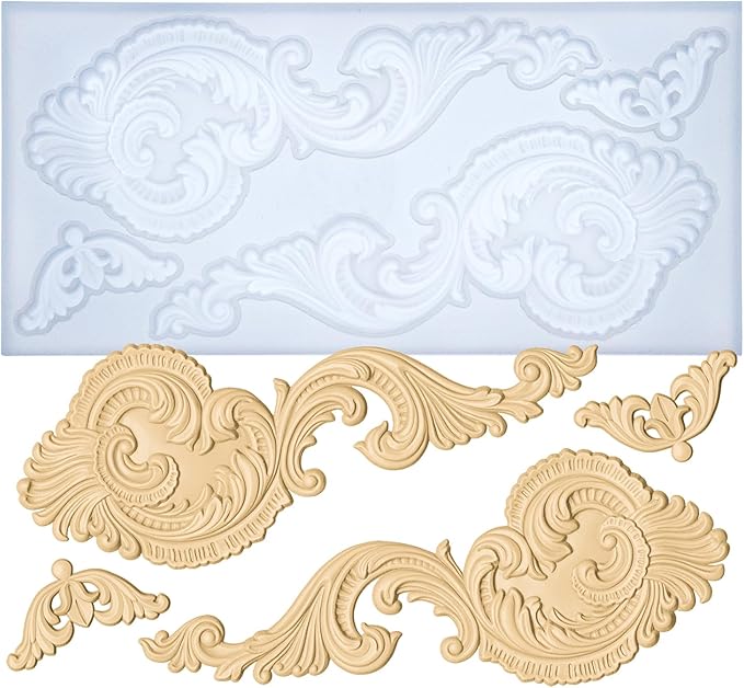 Mermaid and Sea Creatures Clay Molds for Crafts