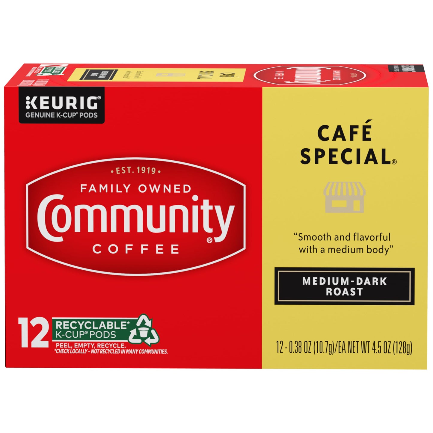 Community Coffee Grandma's Sugar Cookie Keurig K-Cup Pods, Limited Edition Holiday Flavor, Natural Ingredients, 10 Count (Pack of 6)
