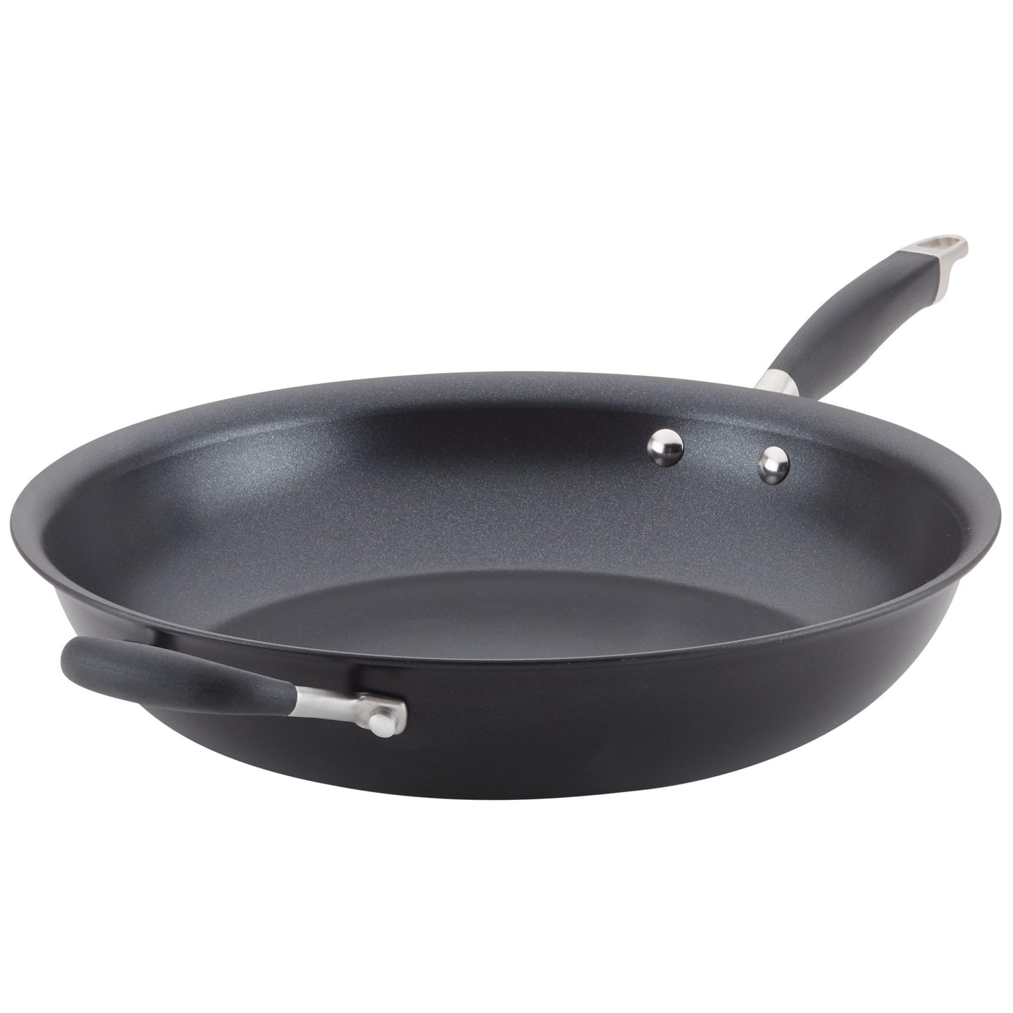 Anolon Advanced Home Nonstick Frying Pan with Helper Handle 14.5-Inch, Onyx