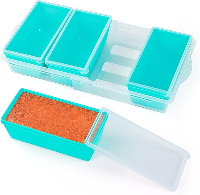 Gemice 1-Cup Silicone Freezer Molds with Lids & Base for Soup, 8-Pack