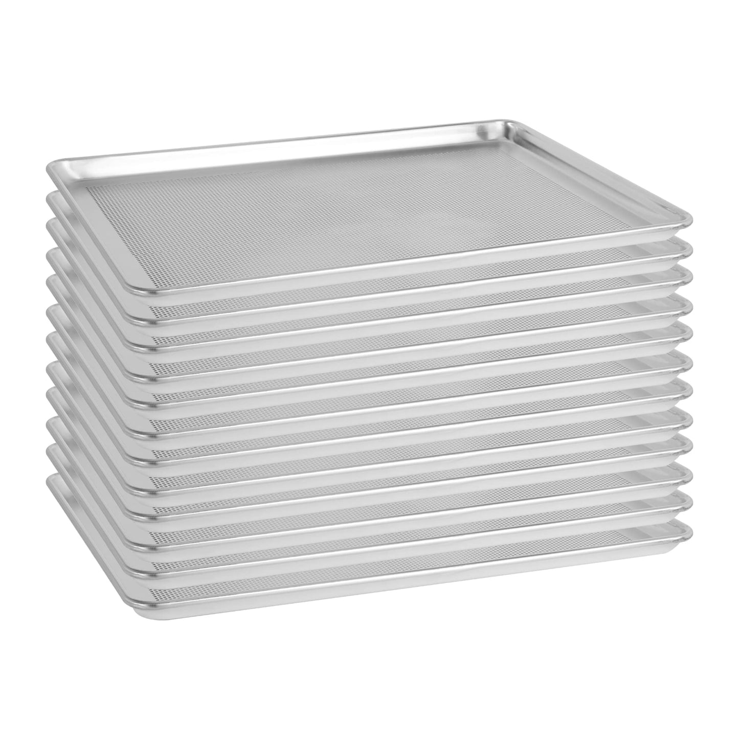 BIEAMA 6 Pack 15" x 21" Baking Sheet Pan, Aluminum Large Size Cookie Sheets