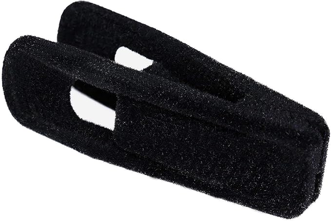 Tinfol Velvet Hanger Clips, 24 Pack Black Pants Hangers Clips, Large Opening Clothes Pin, Strong Finger Flocked Clip Perfect for Use with Slim-line Clothes Velvet Hanger