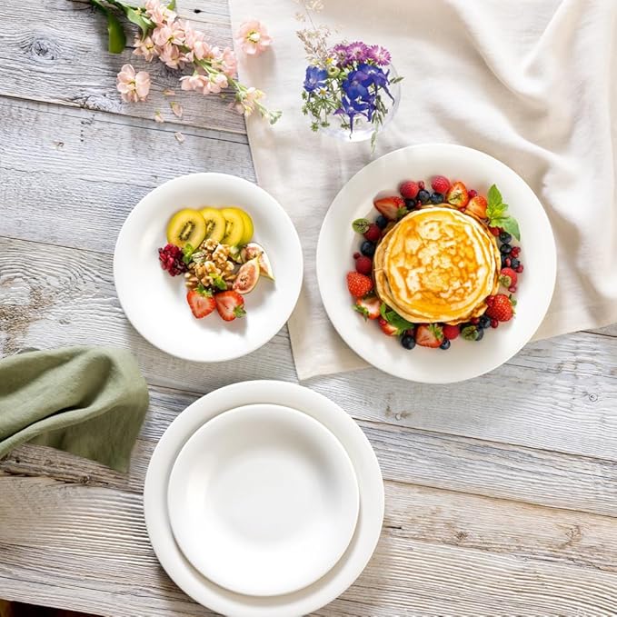 Villeroy & Boch New Cottage Basic 18 Piece Dinnerware Set, White