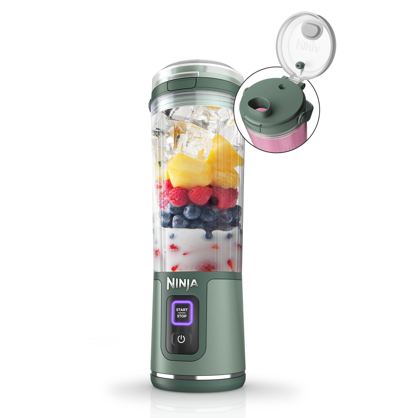 Ninja Blast Portable Blender, Cordless,18oz Vessel, Vanilla Bean, BC151VB