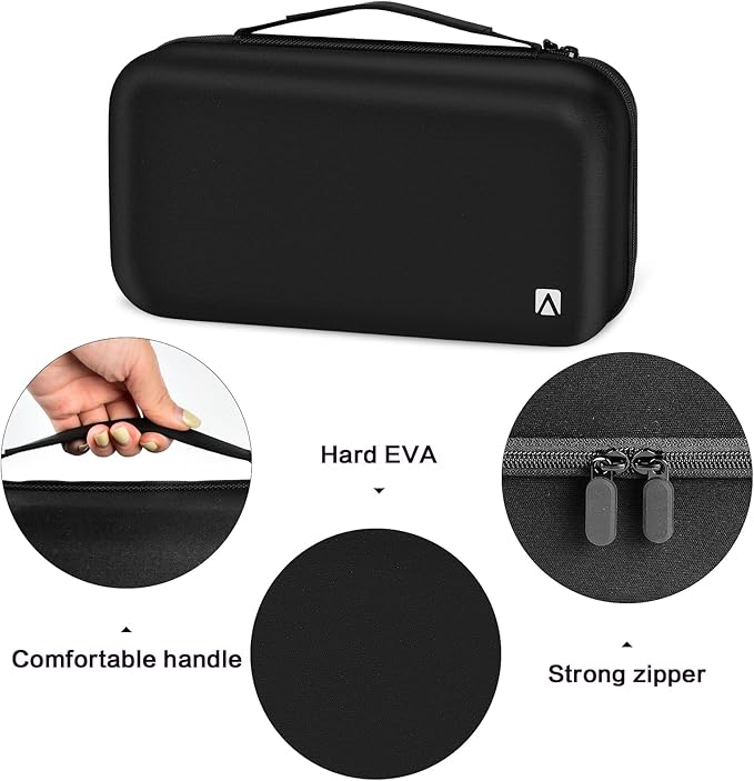 ANKHOH Case Holder for Dyson Supersonic Hair Dryer, Blow Dryer Storage Bag for Dyson Supersonic Limited Gift Set Edition and Accessories,Box Only-Full Black