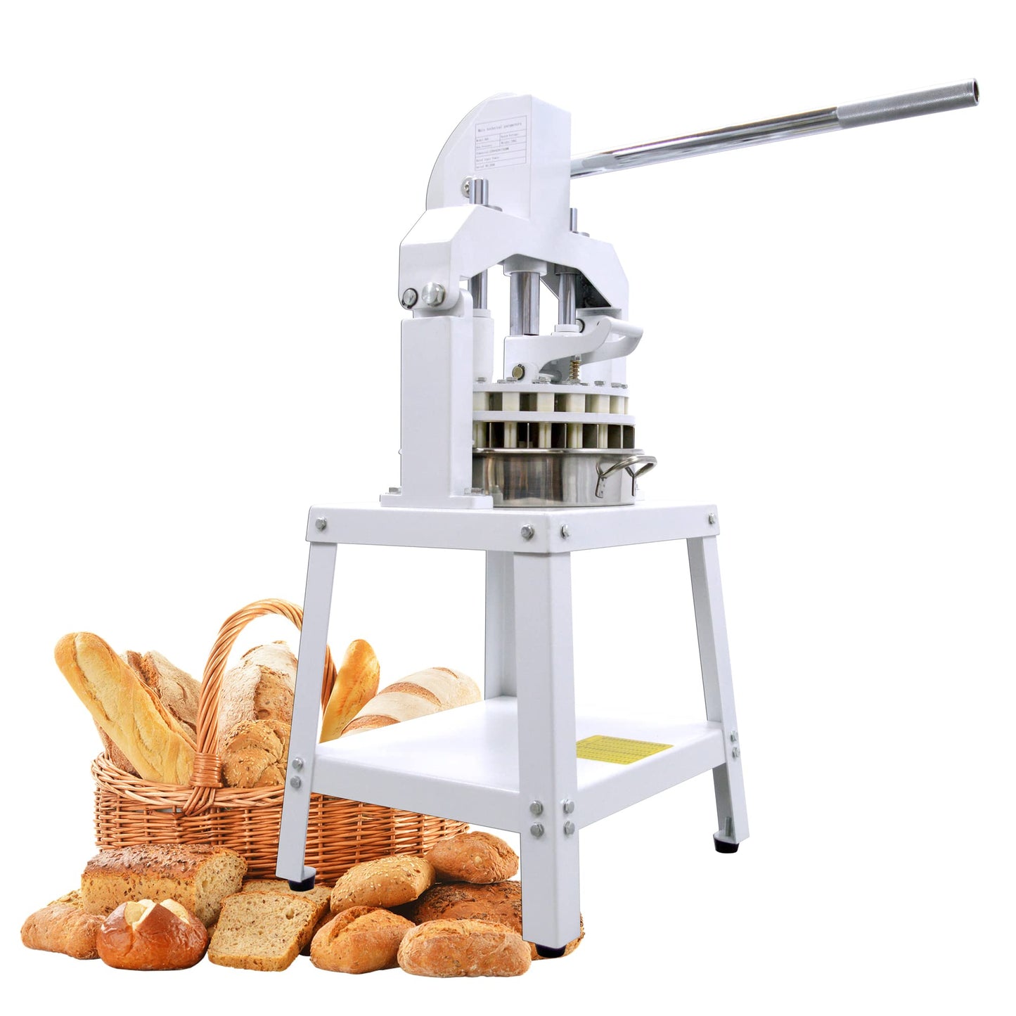 TECHTONGDA Commercial Dough Divider Rounder Machine Manual 18PCS Dough Cutter Hand Press Bread Bakery Dough Dividing Machine