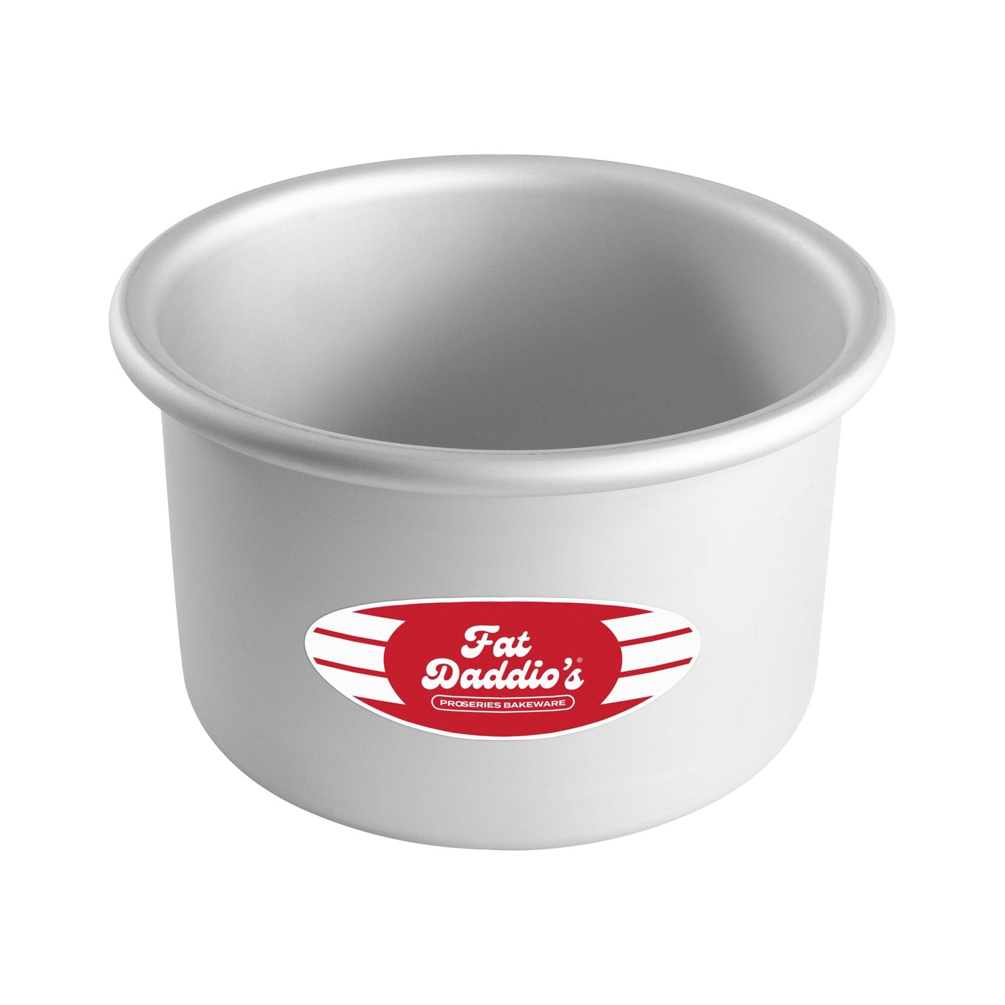 Fat Daddio's Anodized Aluminum Round Cake Pans, 2 Piece Set, 5 x 2 Inch