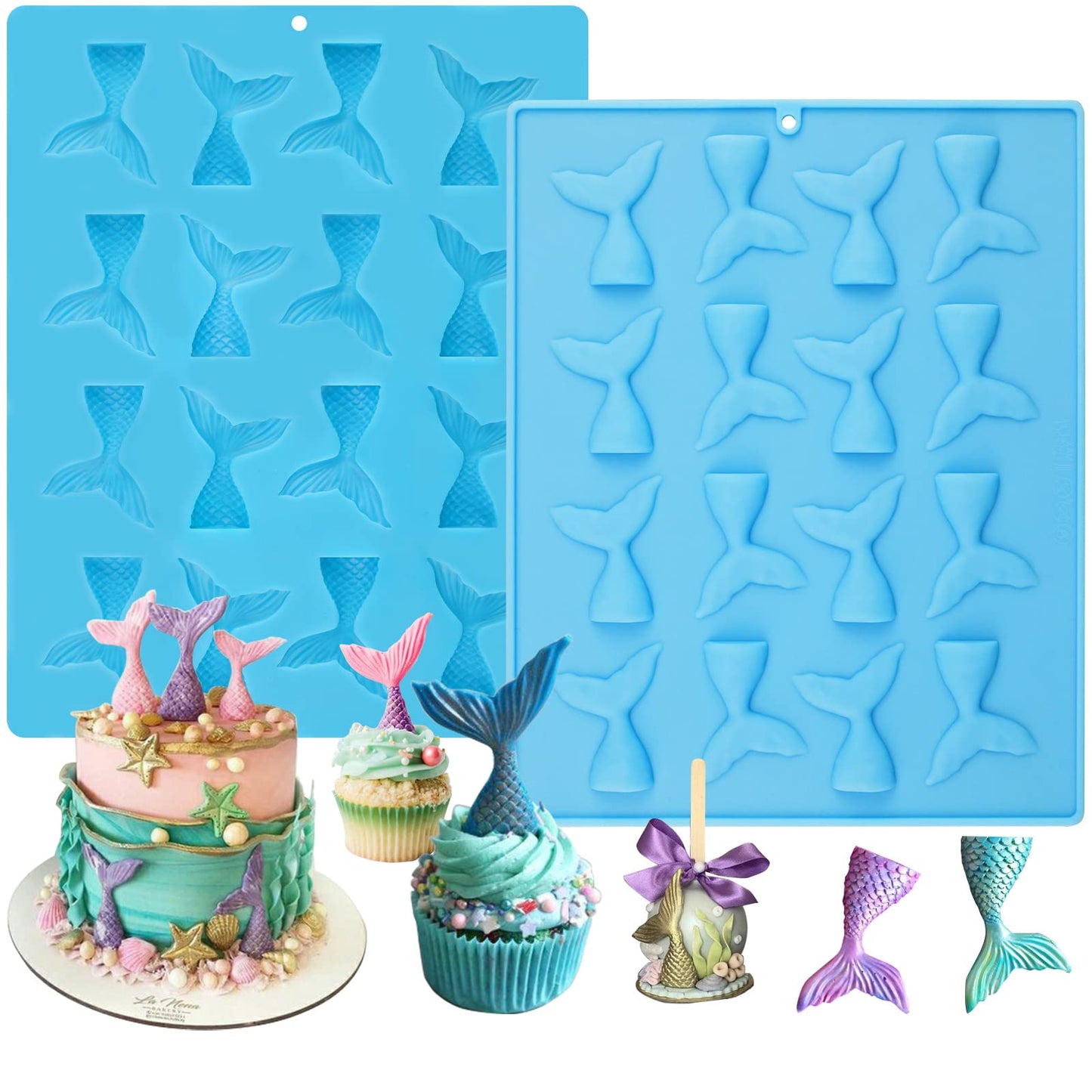 Sakolla Graduation Fondant Molds Silicone Doctoral Cap Diploma Chocolate Candy Molds Congrats Grad Congratulations Mould Cake Toppers Party Decorations for 2026 Graduation Celebration