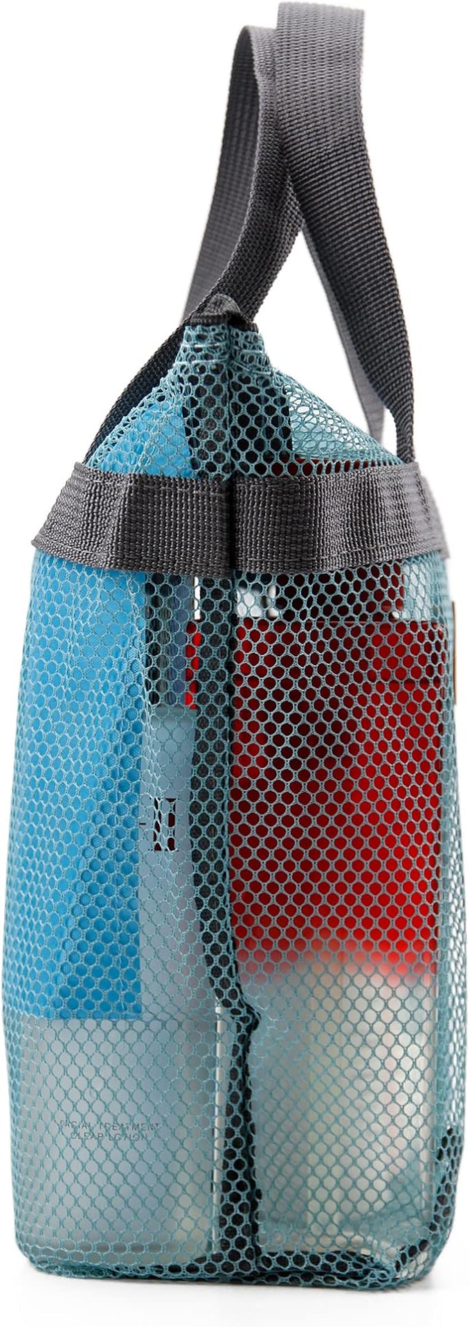 Mesh Shower Caddy Bag Portable Hanging Toiletry and Bath Organizer with Zipper for Travel, Gym, Camping, College Dorms, Beach