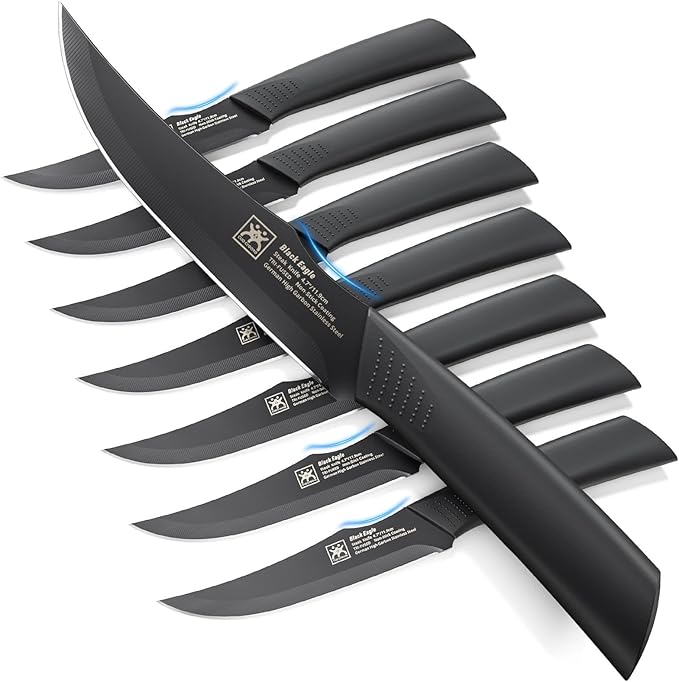 CuoCreate Steak Knives Set of 12, 4.7 Inch Dishwasher Safe Table Knives