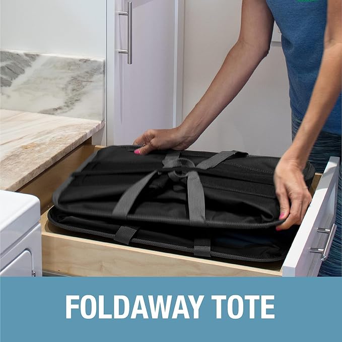 CleverMade Collapsible Laundry Caddy – Foldable Laundry Hamper & Tote, XXL 64L Pop-Up Laundry Basket with Handles, Space-Saving Laundry Organizer for Home & Travel, 2 Pack - Charcoal Gray