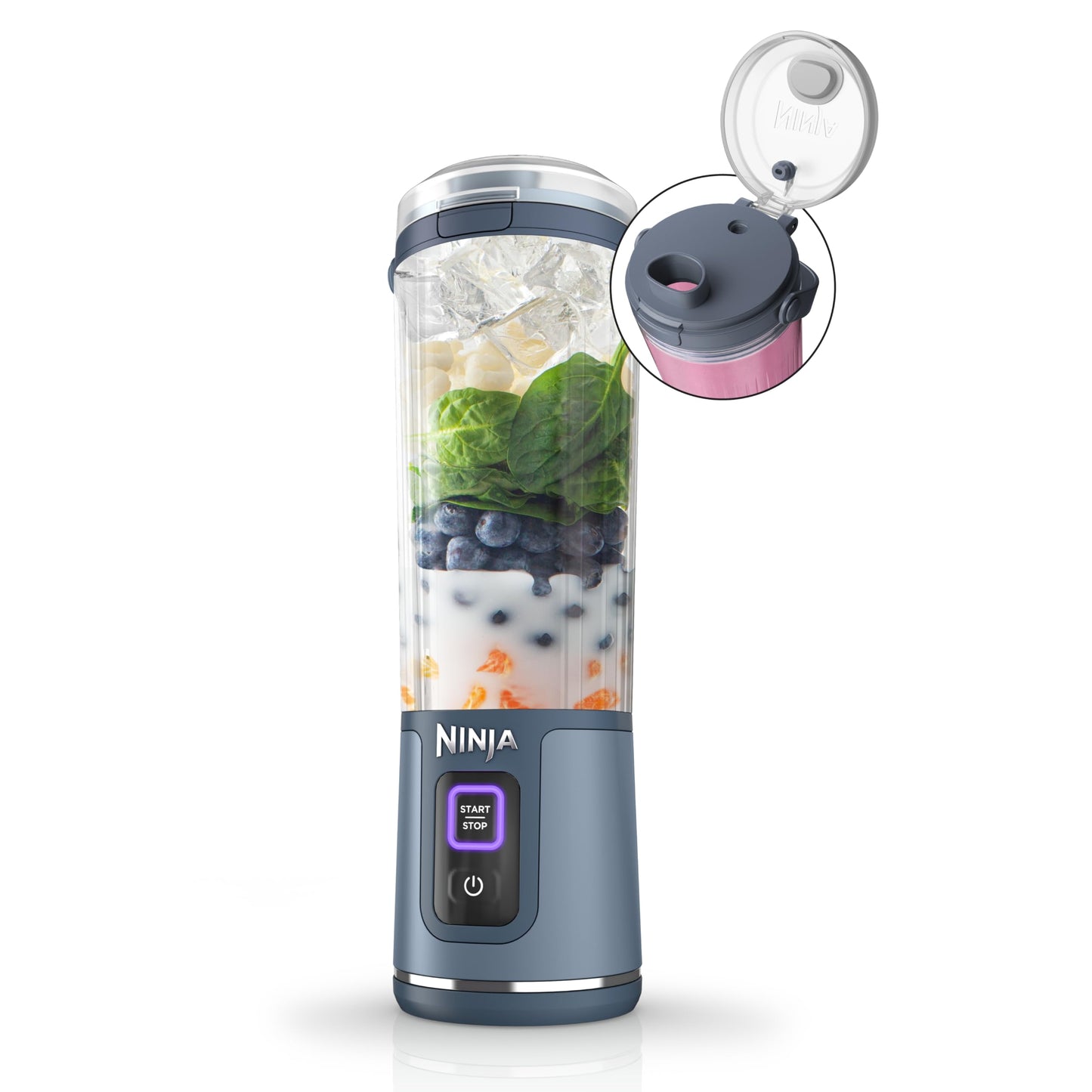 Ninja Blast Portable Blender, Cordless,18oz Vessel, Vanilla Bean, BC151VB