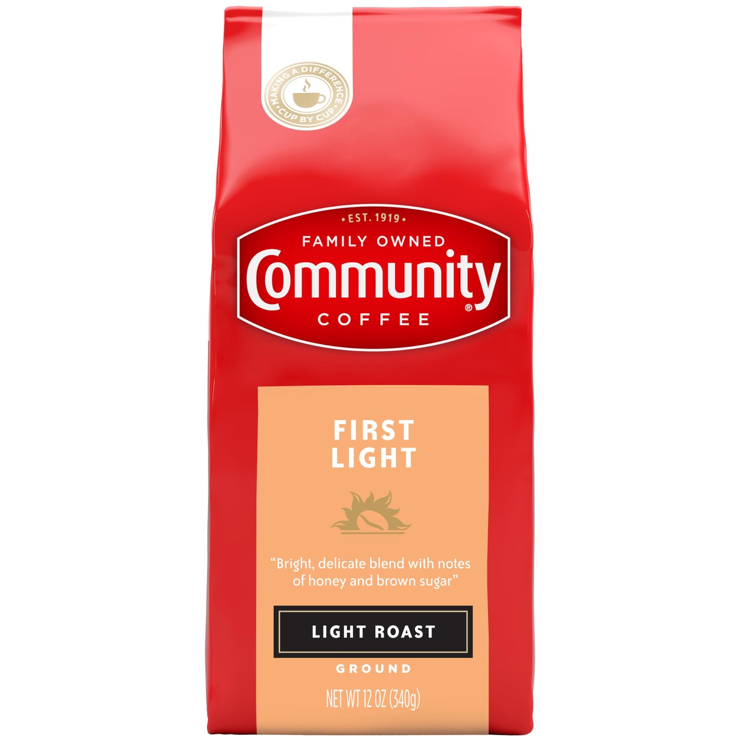Community Coffee 100% Colombia 72 Ounce, Medium Dark Roast Ground Coffee, 12 Ounce (Pack of 6)