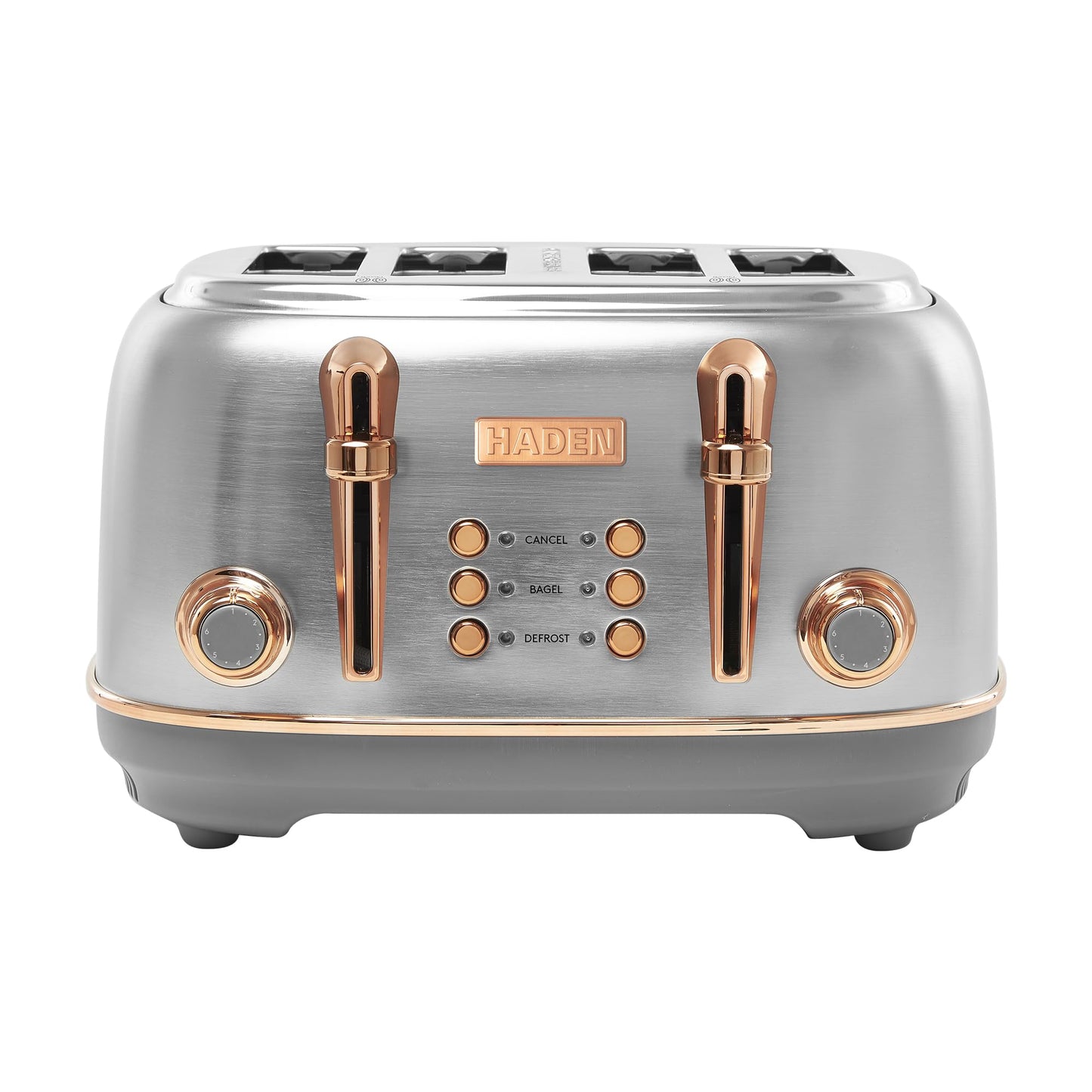 Haden Heritage 4 Slice Wide Slot Stainless Steel Toaster