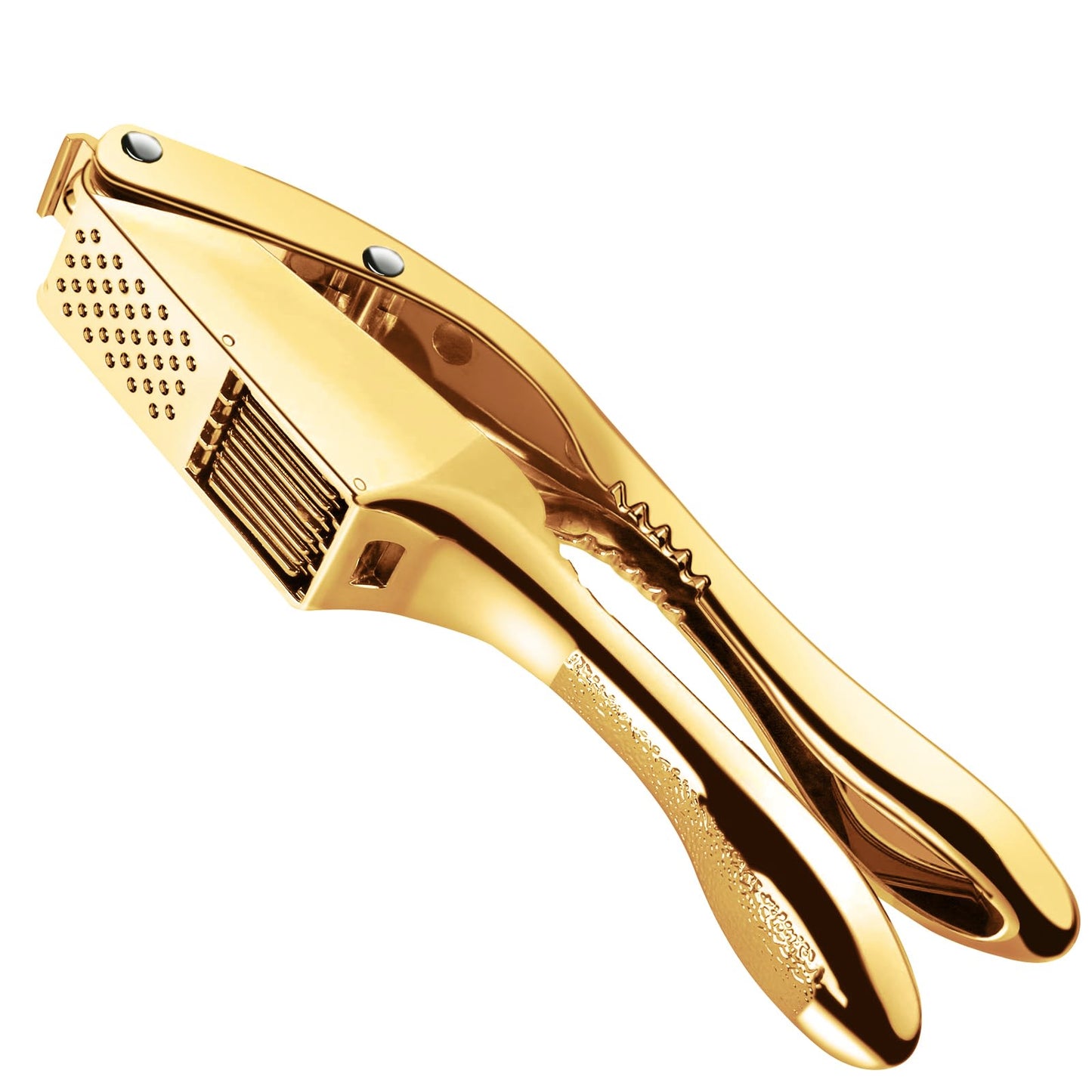 MULIRE Garlic Press and Slicer 2 in 1, Heavy Duty Garlic Mincer, Crusher with Ergonomic Handle - Perfect for Home Cooks and Professional Chefs Alike.