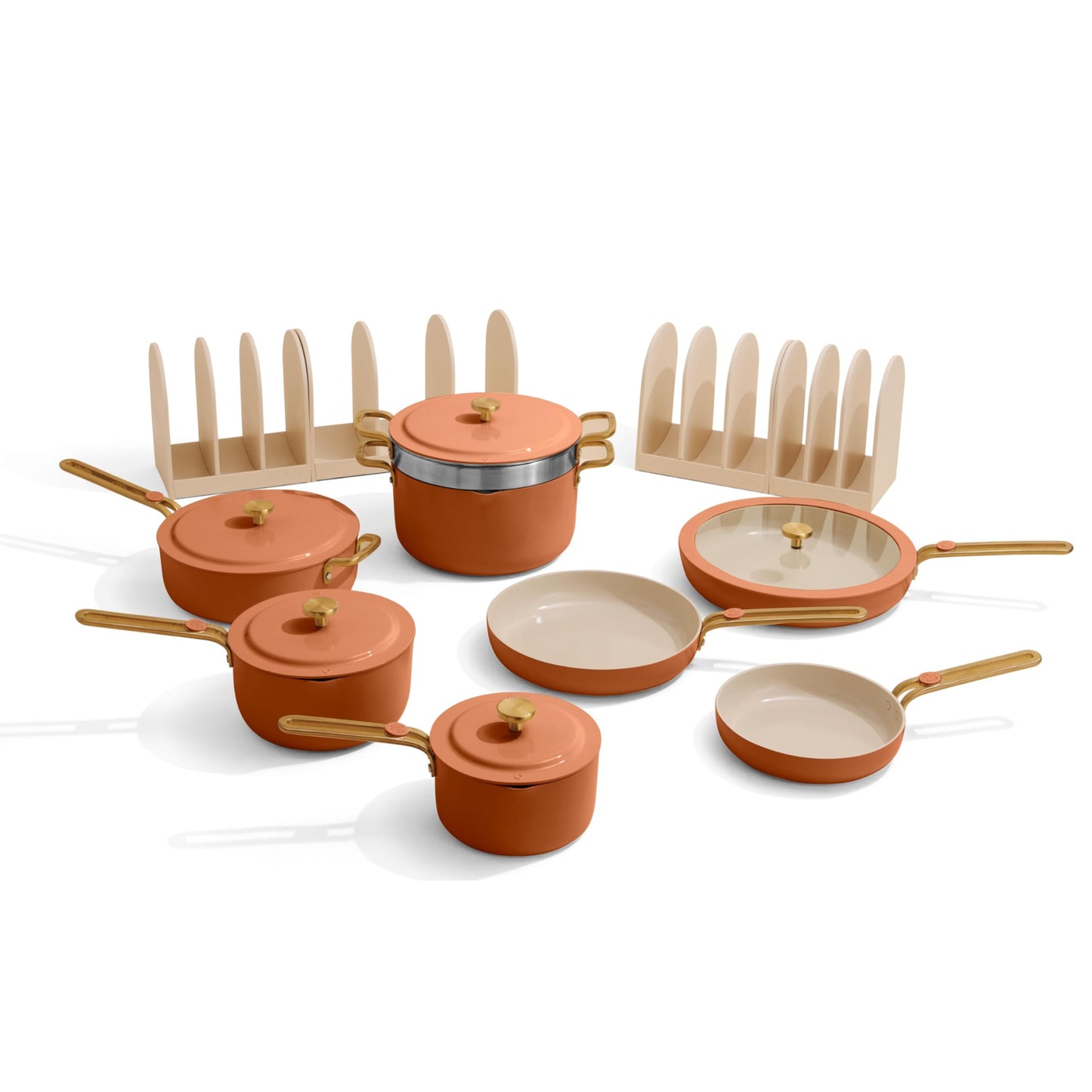 Our Place Essentials Complete Cookware Set, 11-Piece Ceramic Cookware Set