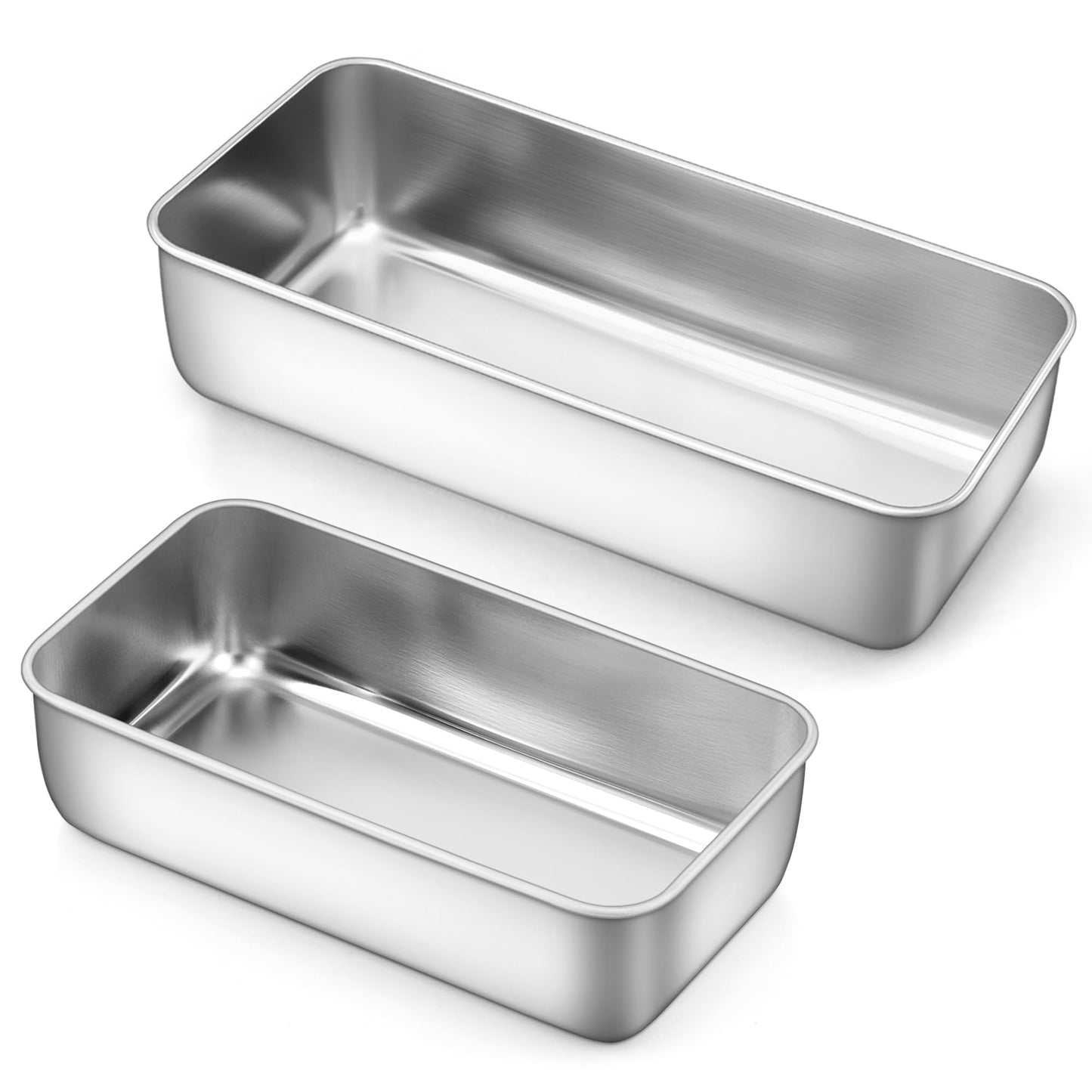 LIANYU Bread Loaf Pans Set of 4, 1 Large (12x5 Inch) & 3 Medium (9x5 Inch)