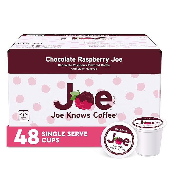 Joe Knows Coffee Single Serve Cups Pods and Capsules, Tall Dark and Handsome, 48 Count