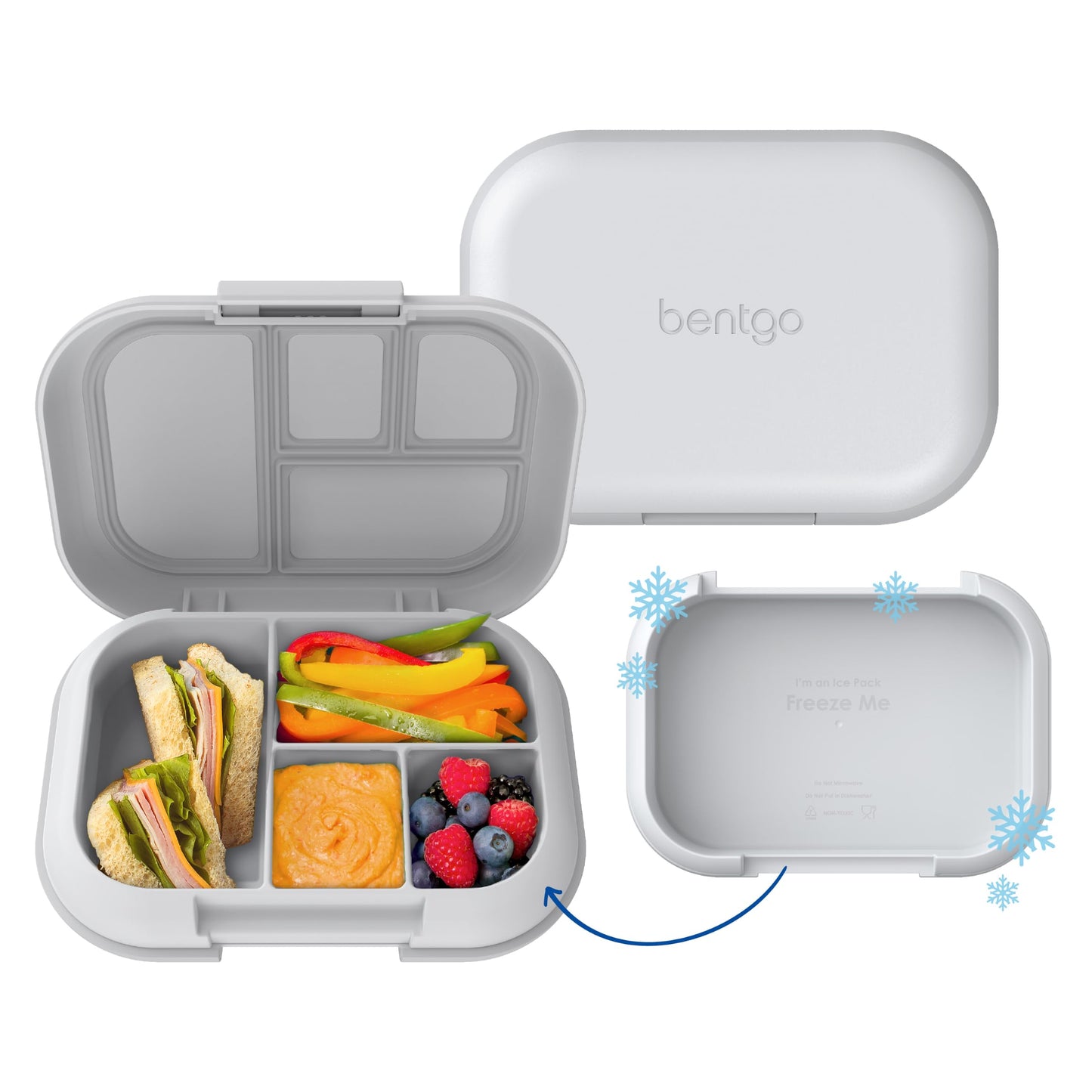 Bentgo Chill Kids 4-Compartment Bento Box Leakproof Lunch Box