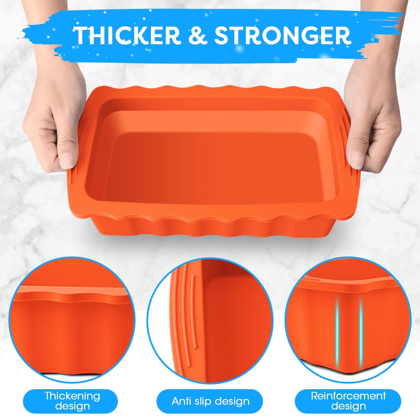 Haldane 2PC Extra Large Ice Block Molds, 6LB Giant Ice Cube Molds