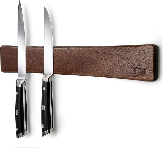HOSHANHO Magnetic Knife Strips, Magnetic Knife Holder for Wall 16 Inch