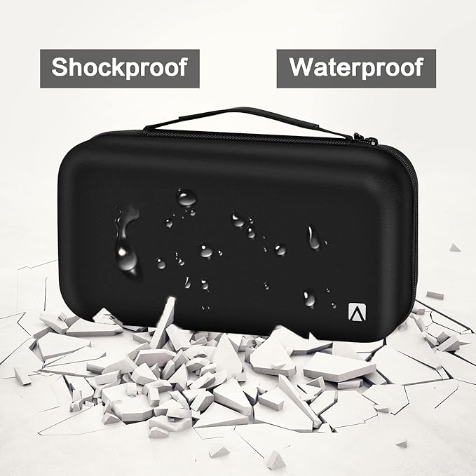 ANKHOH Case Holder for Dyson Supersonic Hair Dryer, Blow Dryer Storage Bag for Dyson Supersonic Limited Gift Set Edition and Accessories,Box Only-Full Black