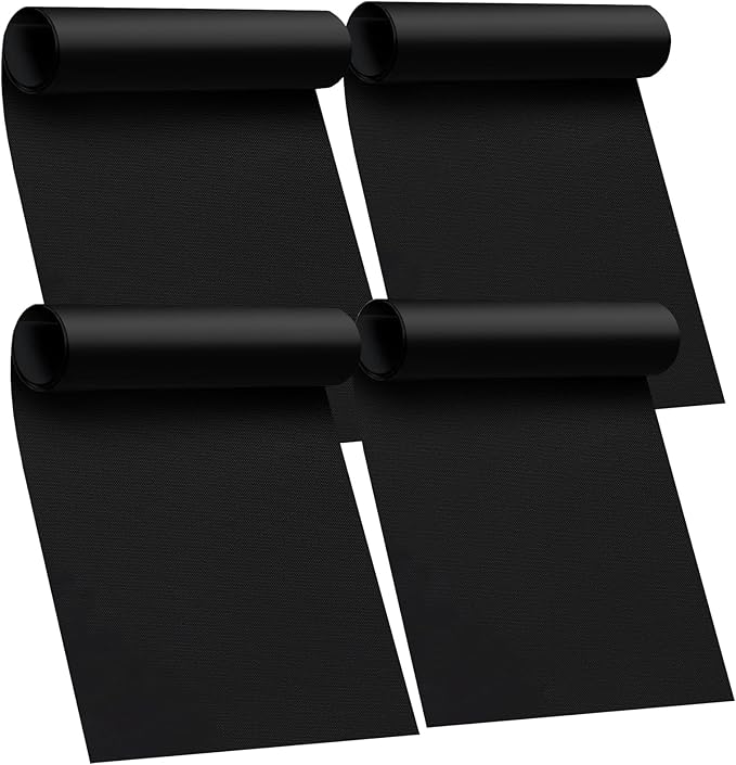 Oven Liners for Bottom of Oven - 2 Pack Large Heavy Duty Oven Mats, 17"x 25" Reusable Matt Liner for Electric, Gas, Toaster Ovens & Grills, BPA & PFOA Free, Kitchen Essentials, Black