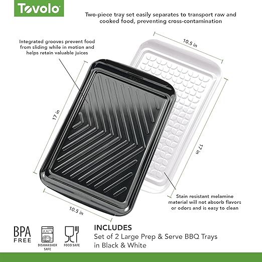 Tovolo, Cooks Tools Barbecue Trays, 2 Count