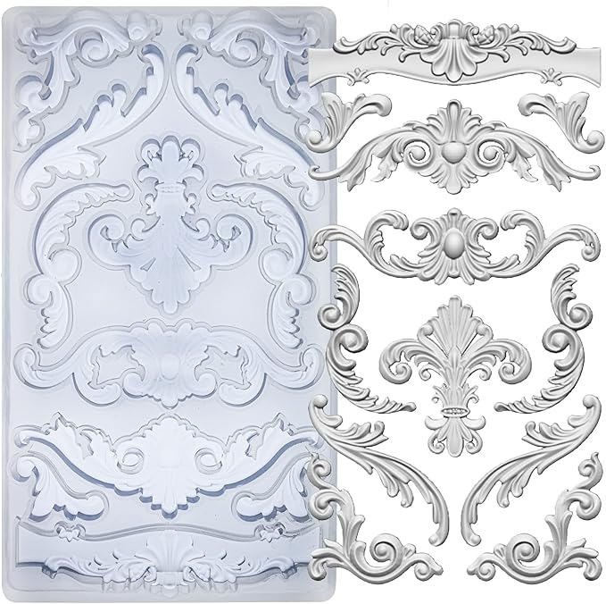 Mermaid and Sea Creatures Clay Molds for Crafts