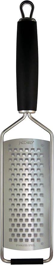 Jaccard Fine Grater, Rasp-Style Stainless-Steel Hand Grater with MicroEdge Technology, 1.5 x 1 x 16 inches
