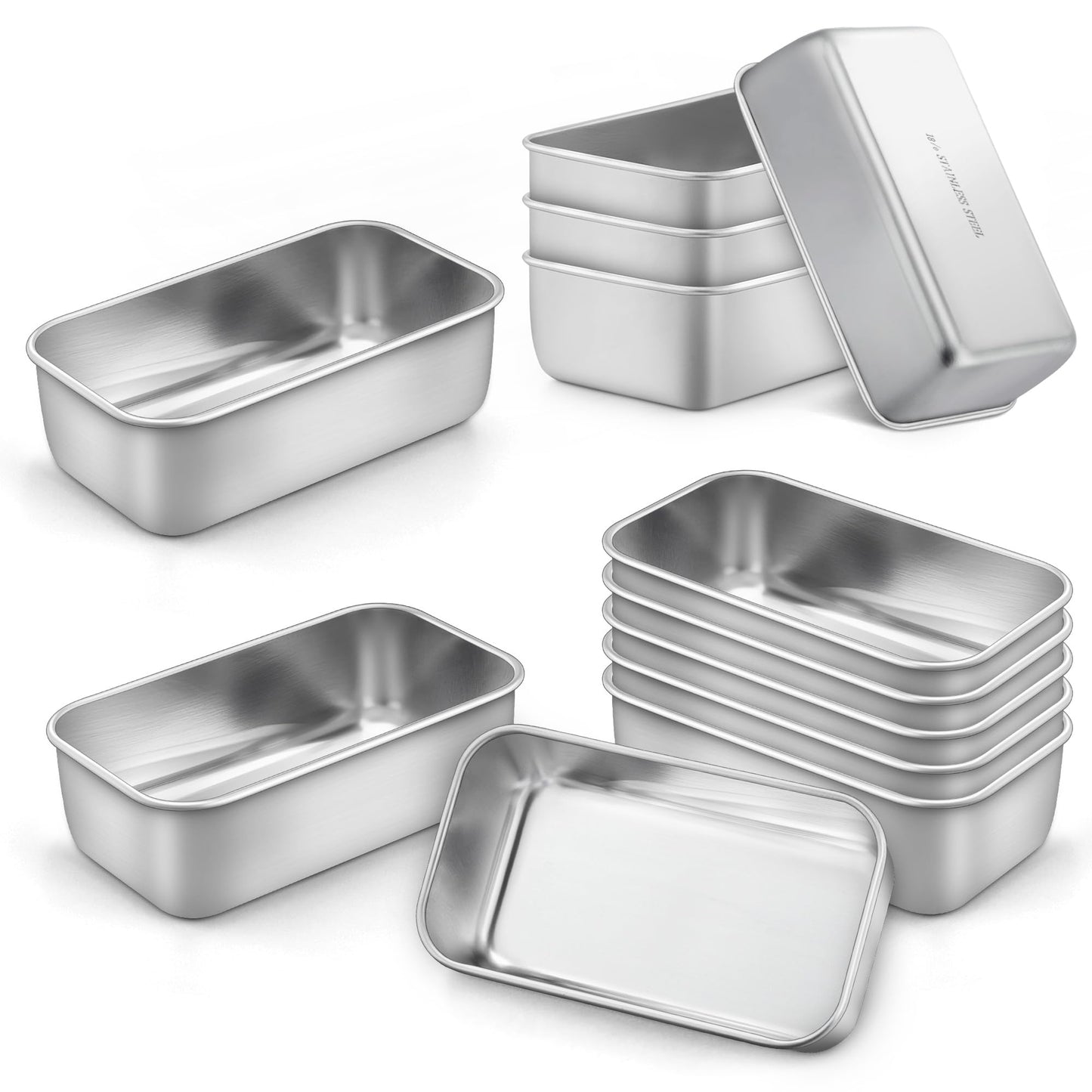 LIANYU Bread Loaf Pans Set of 4, 1 Large (12x5 Inch) & 3 Medium (9x5 Inch)