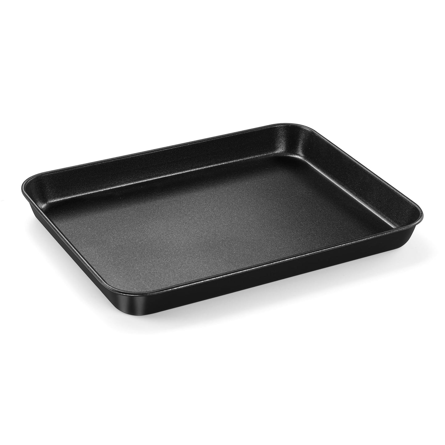 E-far 16x12 Inch Baking Sheet, Non-stick Cookie Sheet Pan for Oven Baking Cooking Roasting, Carbon Steel Tray Metal Bakeware for Jelly Roll Steak, Non-toxic & Warp Resistant, Easy Clean