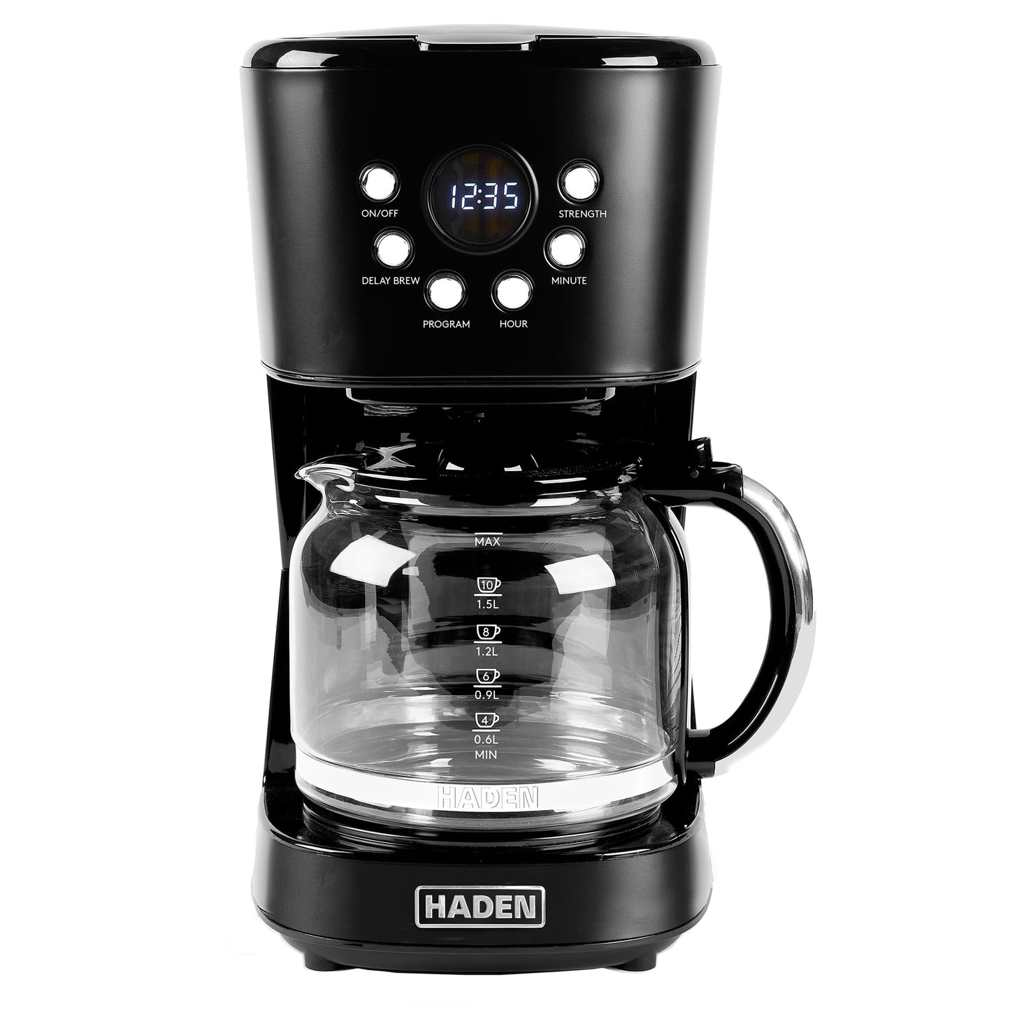 HADEN Coffee Machine, 12 Cup Programmable Drip Coffee Maker