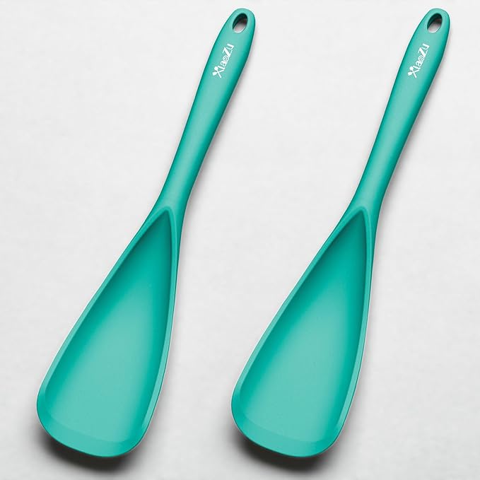 Silicone Cooking Spoon Spatula For Non-stick Cookware,12.6" Starry Blue