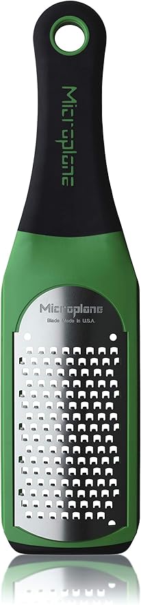 Microplane Artisan Series Cheese Grater and Zester (Coarse, White)