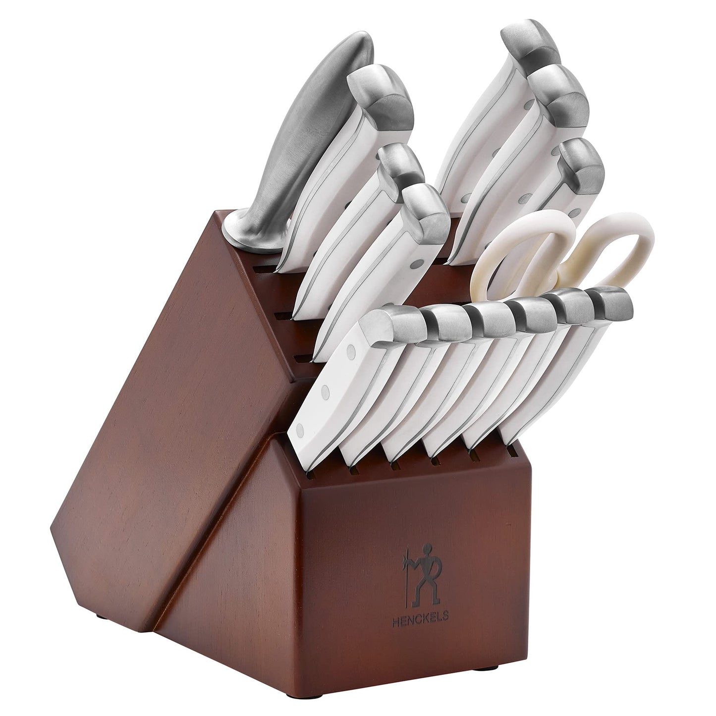 Henckels Statement 20-Pc Knife Set, Razor-Sharp, German Engineered, Brown