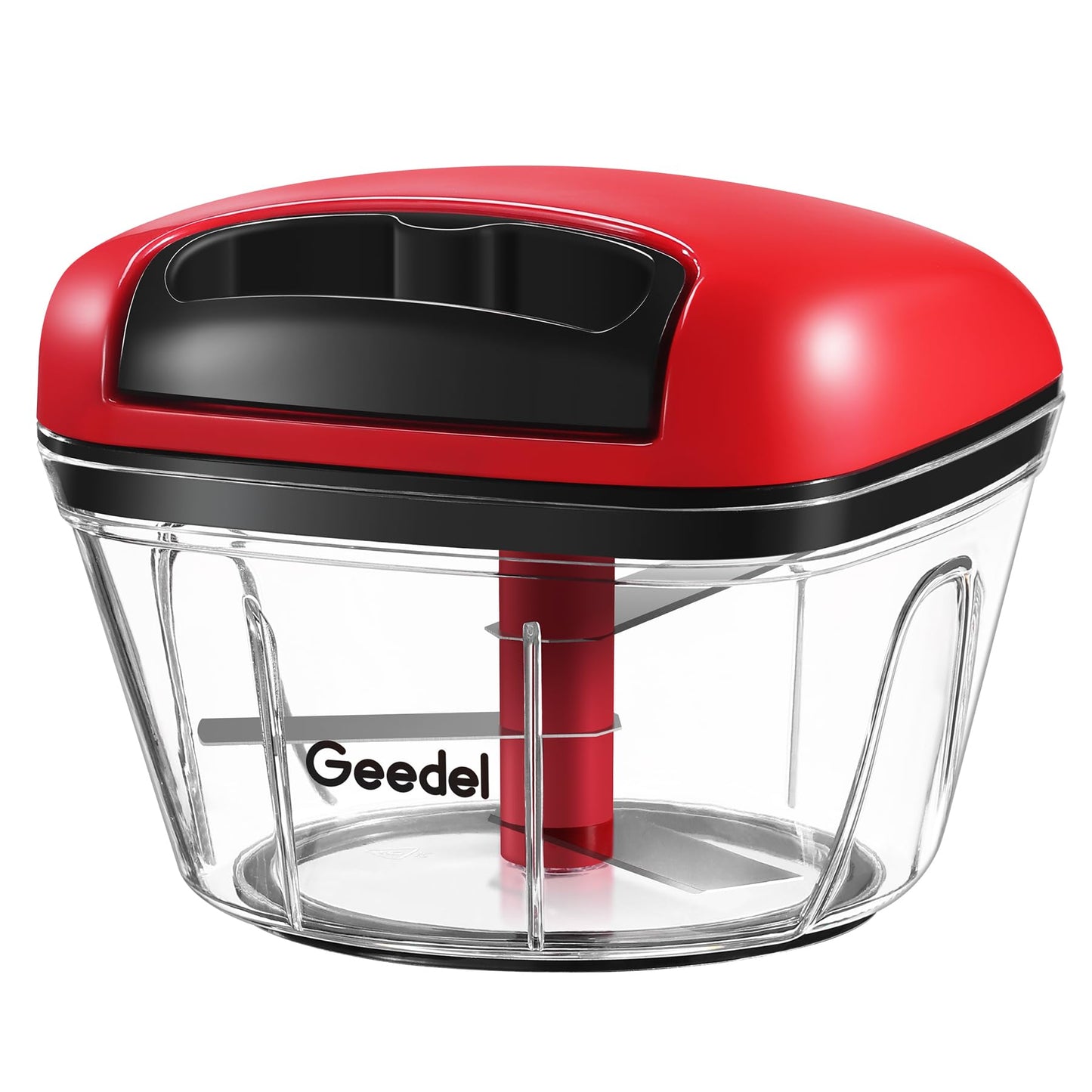 Geedel Vegetable Chopper, Manual Food Chopper with Hand Pull String, 500ml