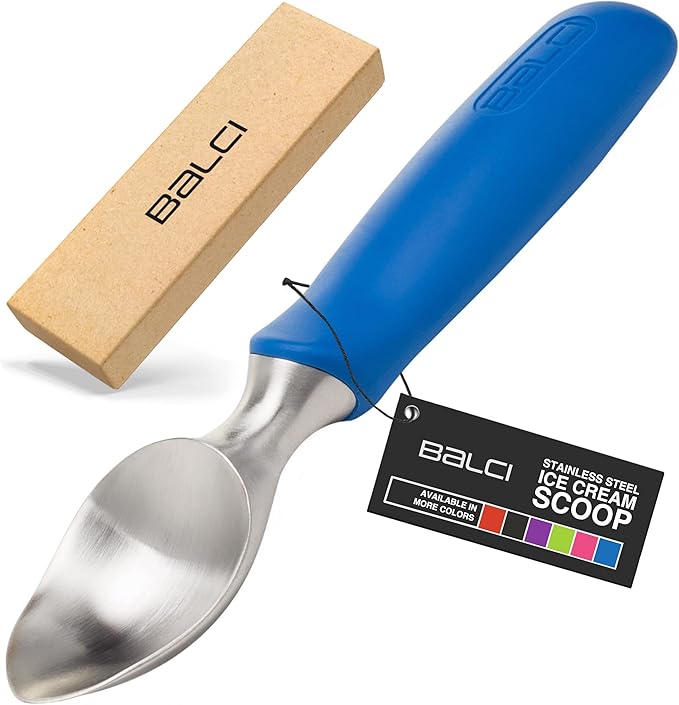 BALCI Stainless Steel Ice Cream Scoop - Black