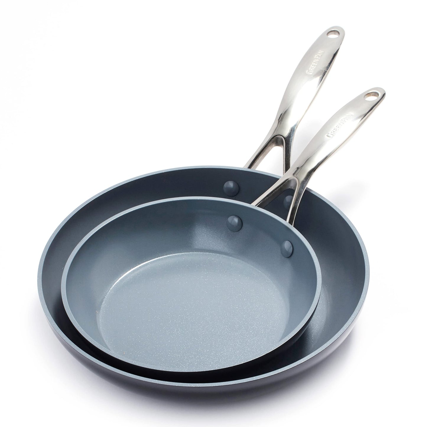 GreenPan Valencia Pro 2 Piece (10" & 12") Ceramic Nonstick Skillet Set