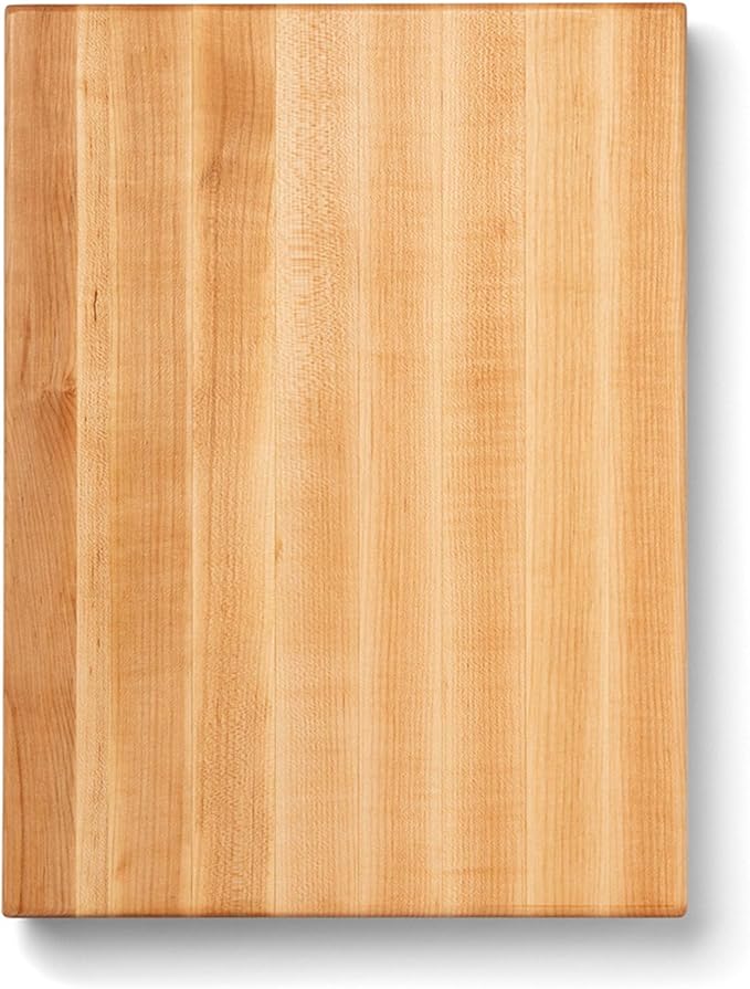 John Boos Maple Wood Bamboo End Grain Cutting Board for Kitchen Prep, 20" x 15" x 2.25"