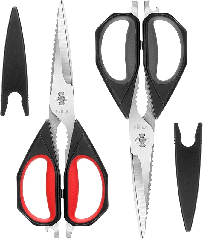 LIVINGO Kitchen Scissors Set Stainless Steel Food Shears