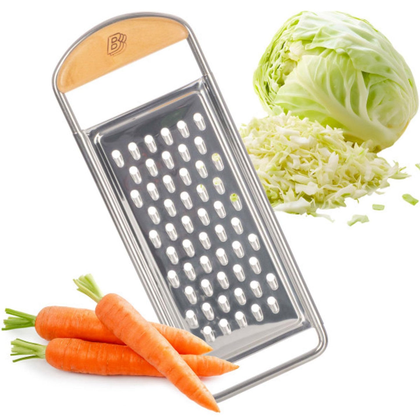 Kings County Tools Flat Handheld Mandoline Slicer for Kitchen, 12”