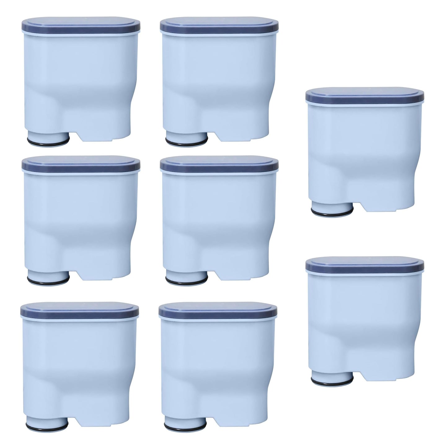 8-Pack Water Filter for Philips Saeco AquaClean CA6903 – Anti-Lime Scale Replacement Filters for Fully Automatic Coffee Machines